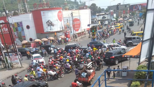 Rond point Instigo, en ville de Goma