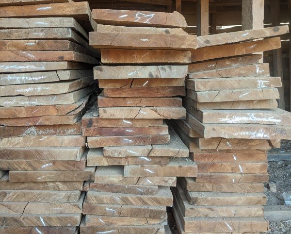 Le bois arrive par l'intermédiaire d'agents qui obtiennent des permis auprès des autorités congolaises et ougandaises